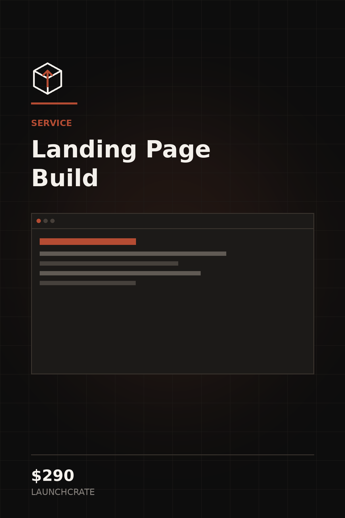 Landing Page Build